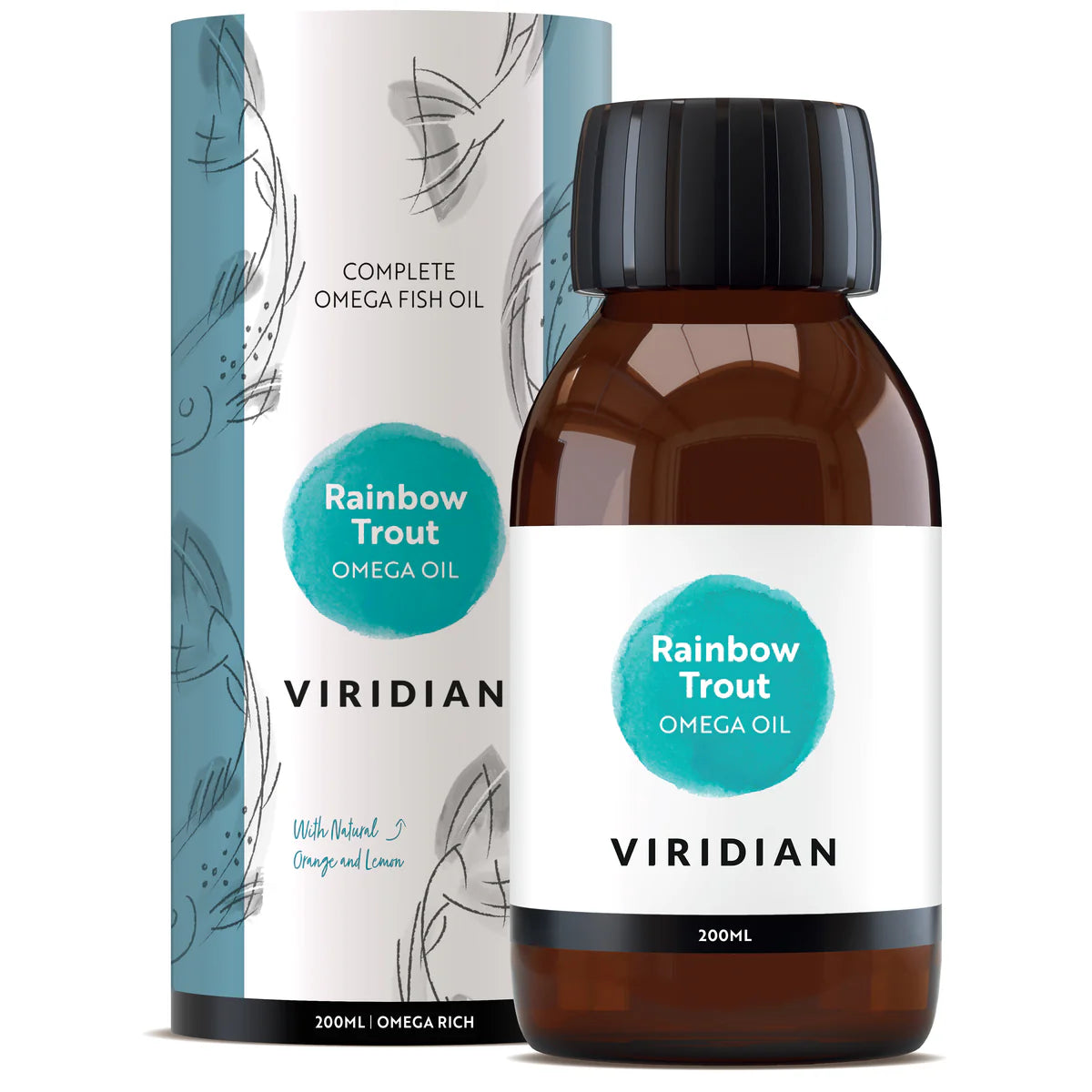 Trout Fish Oil Var : 10 ml, 30 ml 100 ml